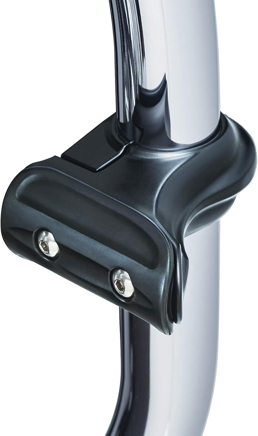 Kuryakyn 7633 Motorcycle Accessory: Universal Toe Rest Cruise Pegs for Motorcycles with 1-1/4" Round Engine Guards, Satin Black, 1 Pair