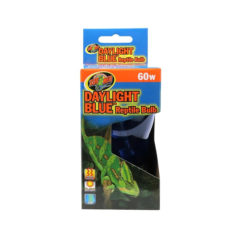 Lâmpada Azul para Répteis e Anfíbios Zoo Med 60 W – Pacote com 2