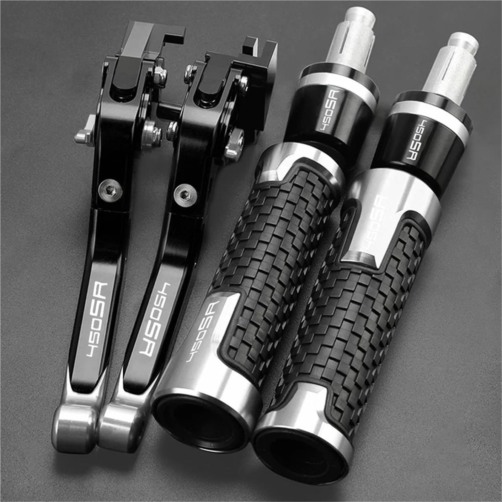 Gquikgw Black3 Replace Motorcycle Handle Bar Extendable Folding Brake Clutch Lever Handlebar For Cfmoto 450Sr 2023(Black3)
