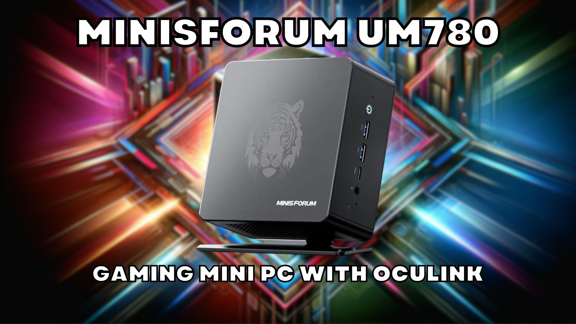 MINISFORUM EliteMini UM780 XTX Mini PC; AMD Ryzen 7 7840HS @ up to