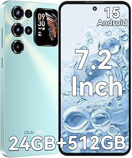OUKITEL C68 Plus Telefono Movil 24GB + 512GB Smartphone 7.2" 120Hz Teléfono Móvil Gemini AI Android 15 Telemovel Phone 6...