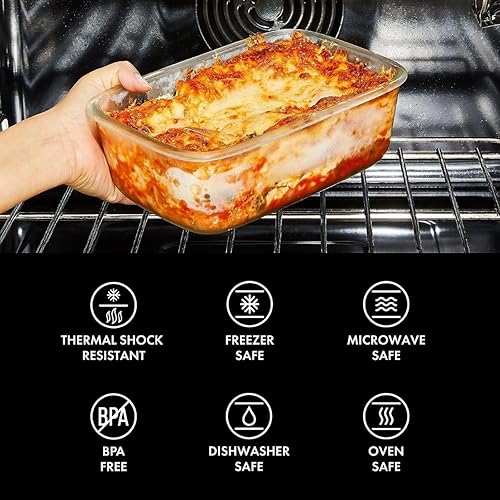 Miniatura 7 de OXO Good Grips Smart Seal - Recipiente hermético redondo para alimentos (cristal)