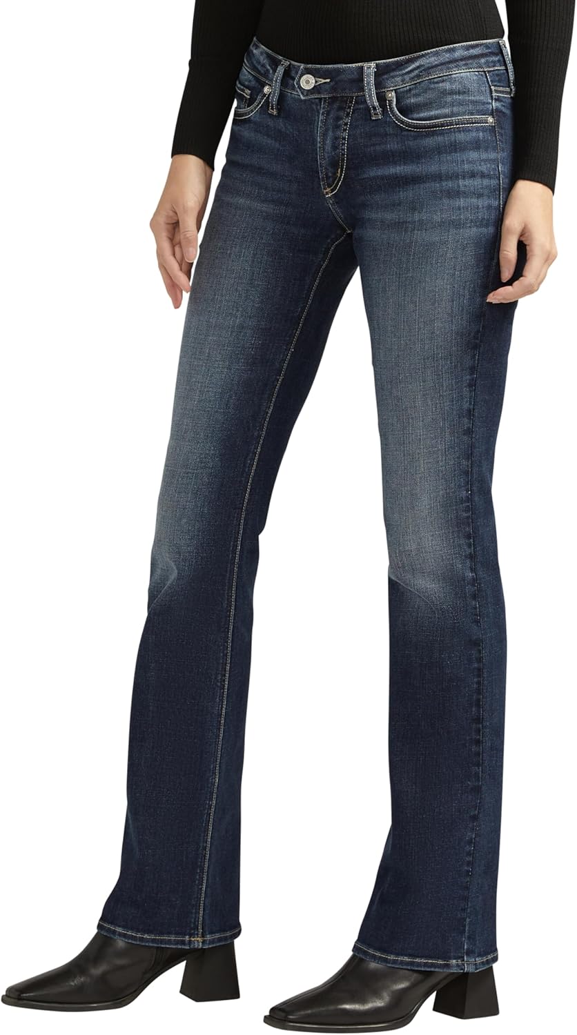 Silver Jeans Co. Women’s Tuesday Low Rise Slim Bootcut Jeans