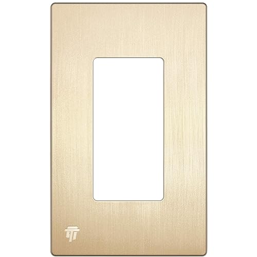 Miniatura 37 de ENERLITES SI8834-BK - Placa de pared decorativa sin tornillos, cubierta de enchufe segura, 4 entradas, 4.68 x 8.30 pulgadas (alto x largo), Negro