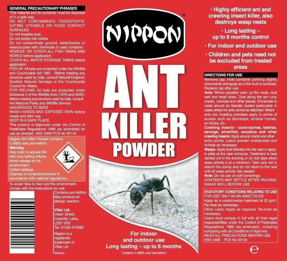 Ant Killer Powder-Kills Ants &Crawling Insects-Use Indoor and Outdoor-Kills on Contact- Long Lasting 6 Months Control (2 - PACKS) - Image 2