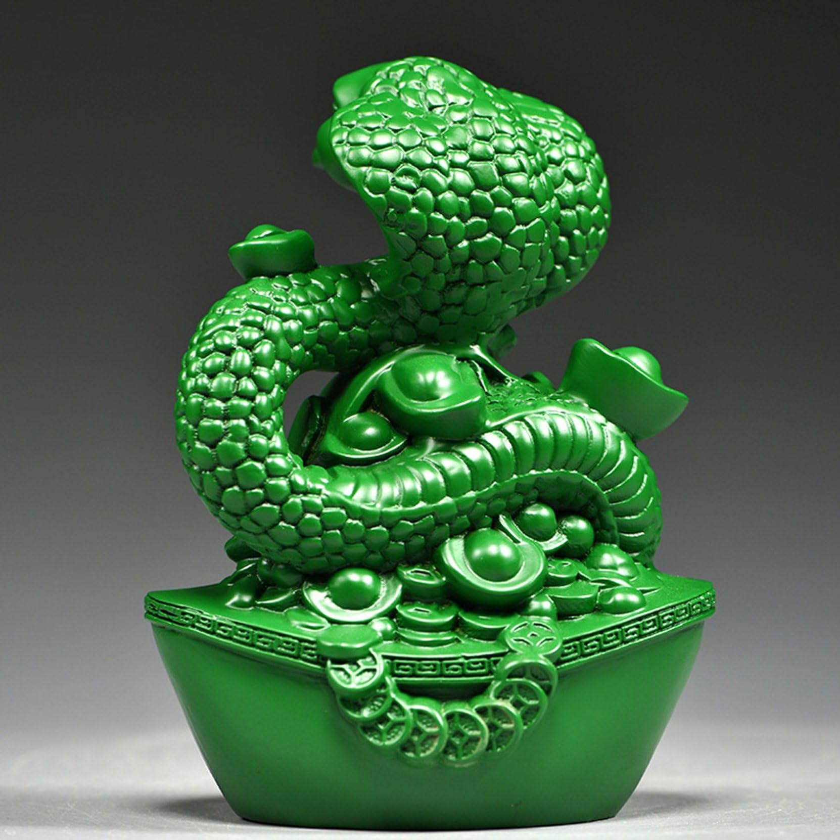 Amazon.co.jp: 十二干支 蛇の置物 オブジェ置物 蛇の像 ヘビモデル