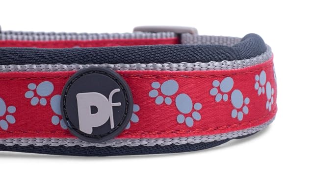 Foto 6 de 7 de Collar Acolchado para Perro, de la Marca Petface Signature, Talla pequeña, con Lunares de Color Gris