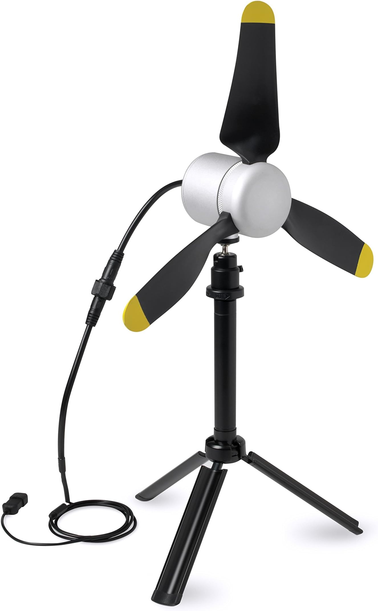 Infinite Air Portable Wind Turbine - Highly Efficient, Off-Grid, Yellow