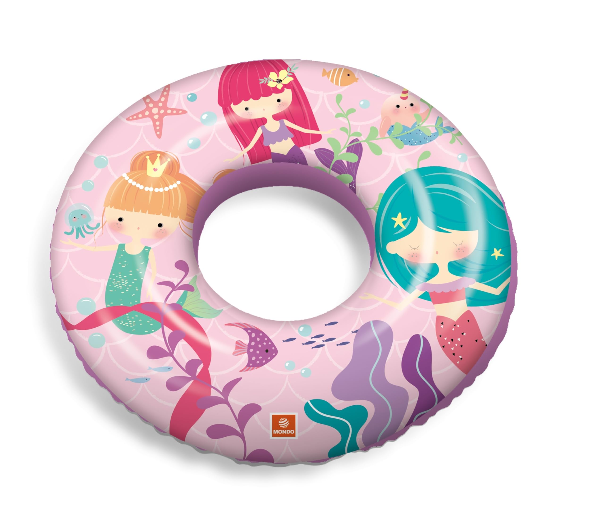 Mondo Toys - set braccioli e ciambella bambini mare estate piscina (sirenette)