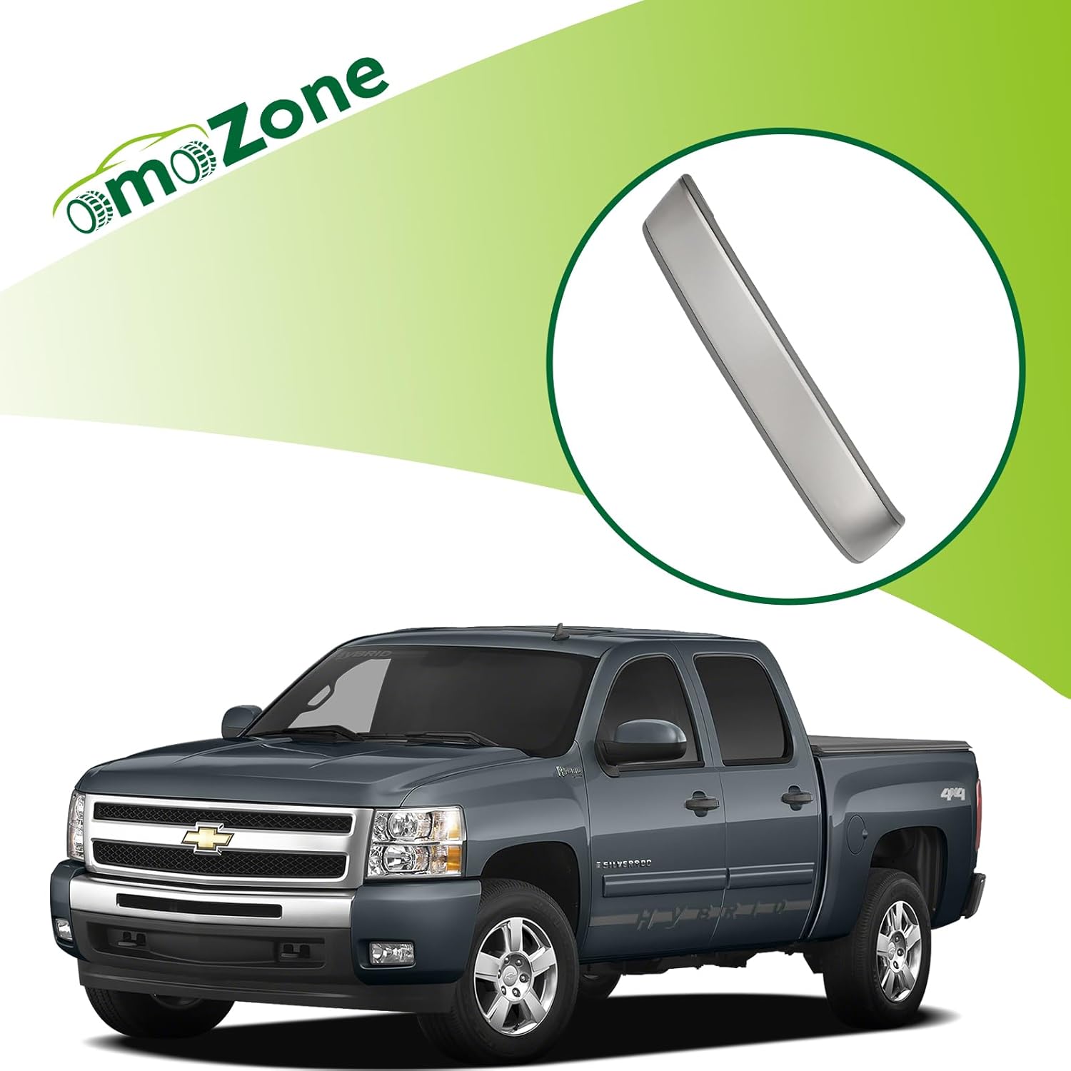 interior door pull handle armrest inside grab handle front left driver side titanium compatible with 2010-2014 chevrolet chevy silverado gmc sierra replaces 25932418 front left titanium