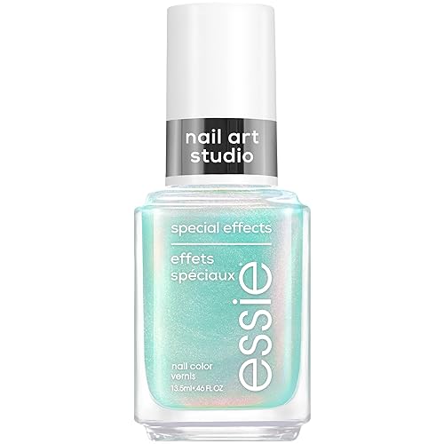 essie Nail Art Studio Special Effects Chrome Polish, Vegan, Aqua Nail Polish, Mystic Marine, 0.46 Fl Oz - 0.46 Fl Oz (Pack of 1) - 09 MYSTIC MARINE