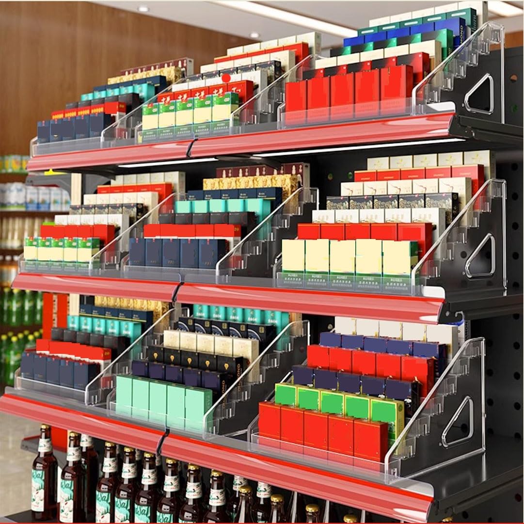 Espositore A Trasparente, Espositore/Staffa per Sigarette A 5 Strati, Piccolo Ripiano per Sigarette E Gomme da Masticare, Adatto A Case(5th Floor)