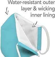 Vista 3 de Green Sprouts - Máscara reutilizable para niños, diseño de pez gris, 24 meses, Pez gris