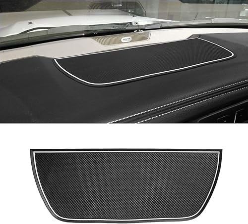 Miniatura 6 de Auovo Tapete para tablero para Dodge Ram Pickup 1500 2500 3500 2011-2018, accesorios de interior, tapete de goma con borde para tablero de automóvil