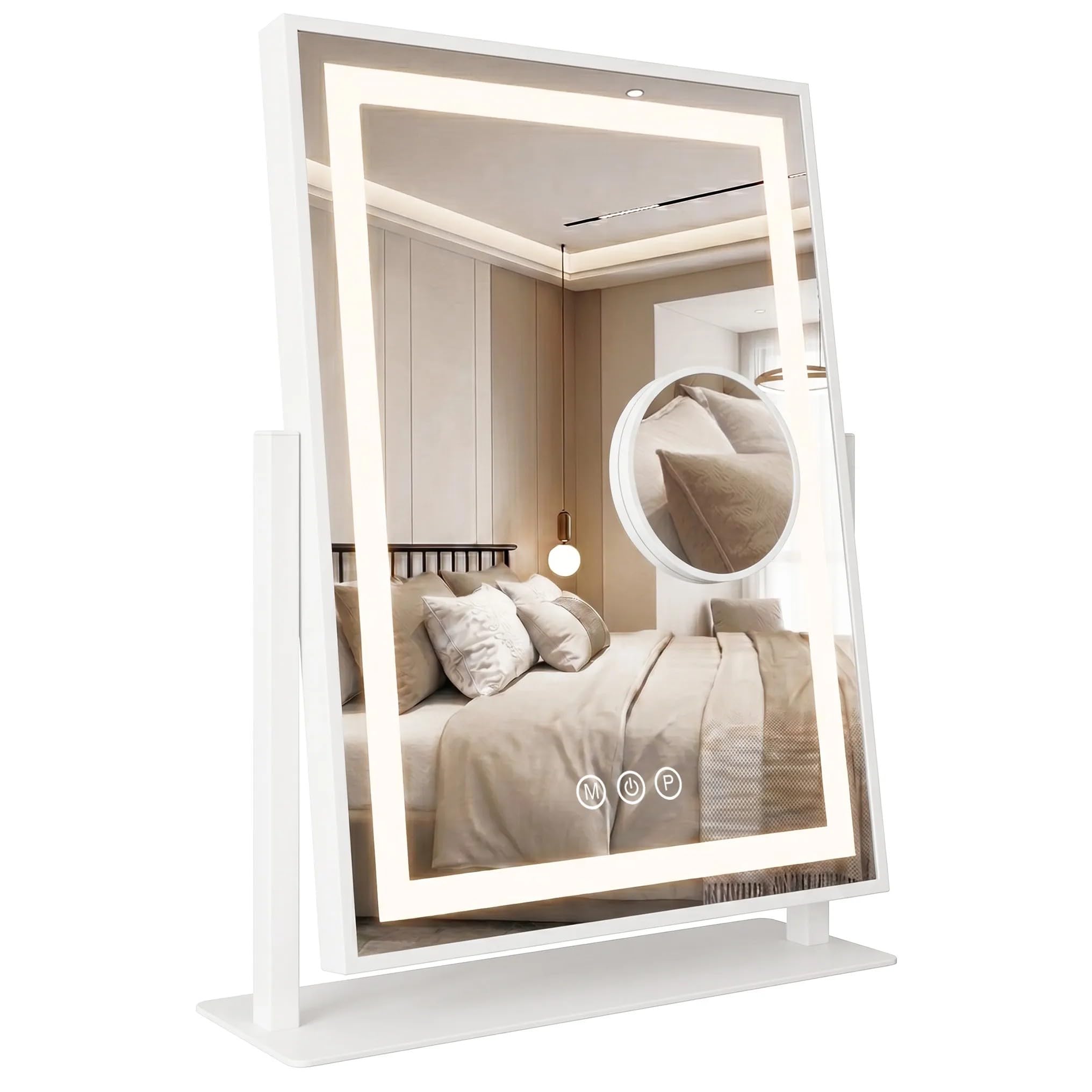 Rea - Lustro Led Lumi White 30x40cm Prostokątne - 8,5 x 36,5 x 47,5 cm