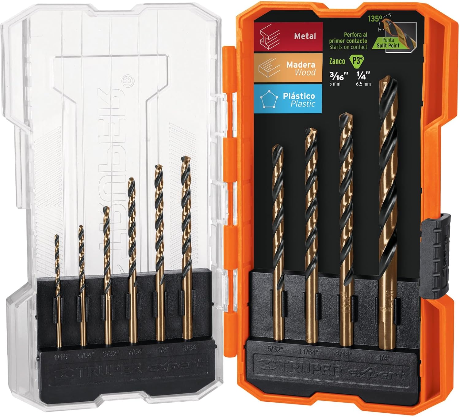 TRUPER JBAV-10 10-Pc HSS Drill Bit Sets