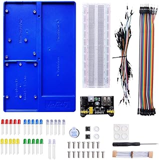 GeeekPi Raspberry Pi 4 Holder ABS Holder Breadboard Holder Kit For Raspberry Pi 4B,3B+,3B,2B,B+,ZERO,ZERO W,ZERO W2,Arduino UNO,Arduino Mega 2560 (Blue)