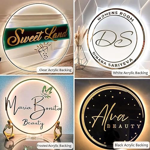 Miniatura 9 de Letrero de neón personalizado, letrero de neón LED personalizado con impresión UV, LoGo, personalizable para negocios, salón de belleza, estudios de