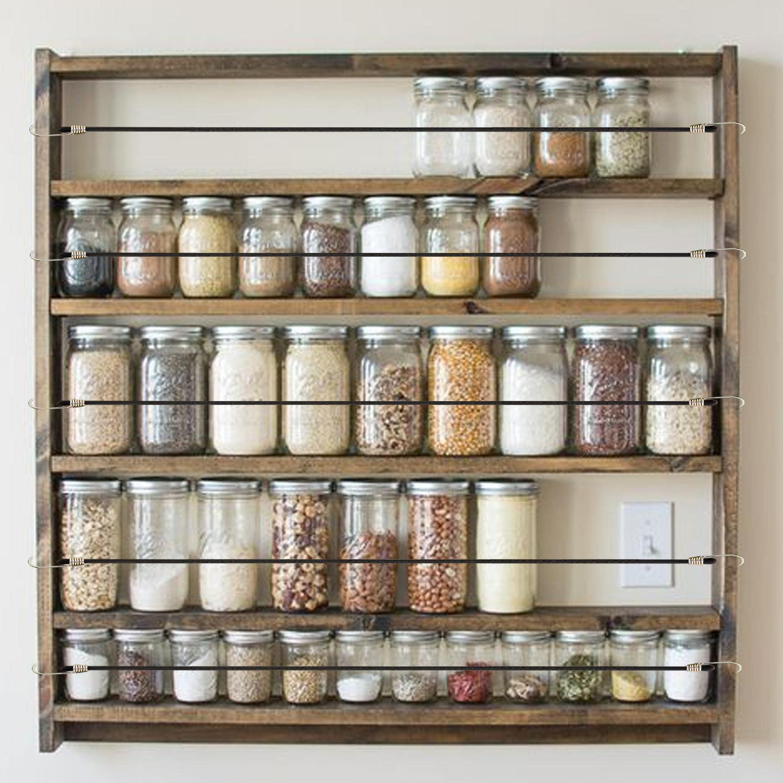 JINGLING 20 Pieces Elastiques Tendeurs Robustes, 30cm Sangles