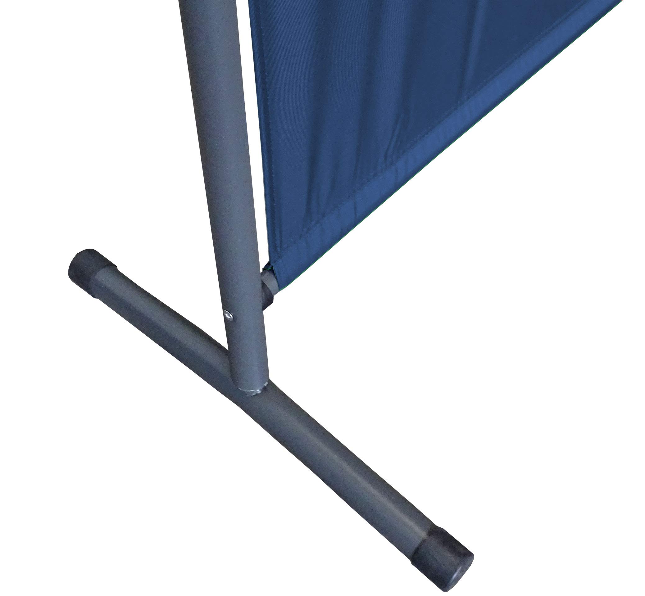 Quick Star 2 pièces Paravent 180 x 178 cm Séparateur de Tissu Jardin Balcon Écran de confidentialité partition Bleu