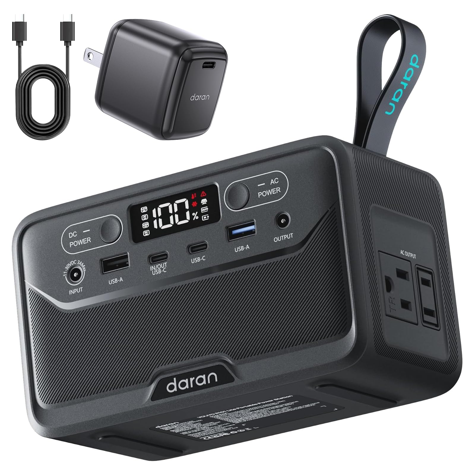 DaranEner Portable Power Station 89.6Wh LiFePO4 Battery | Mubboo