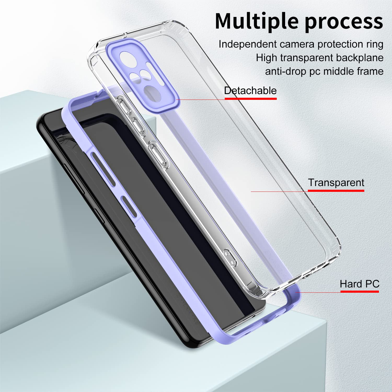 XINYEXIN Cover per Xiaomi Redmi Note 11 Pro 4G / 5G (6.67