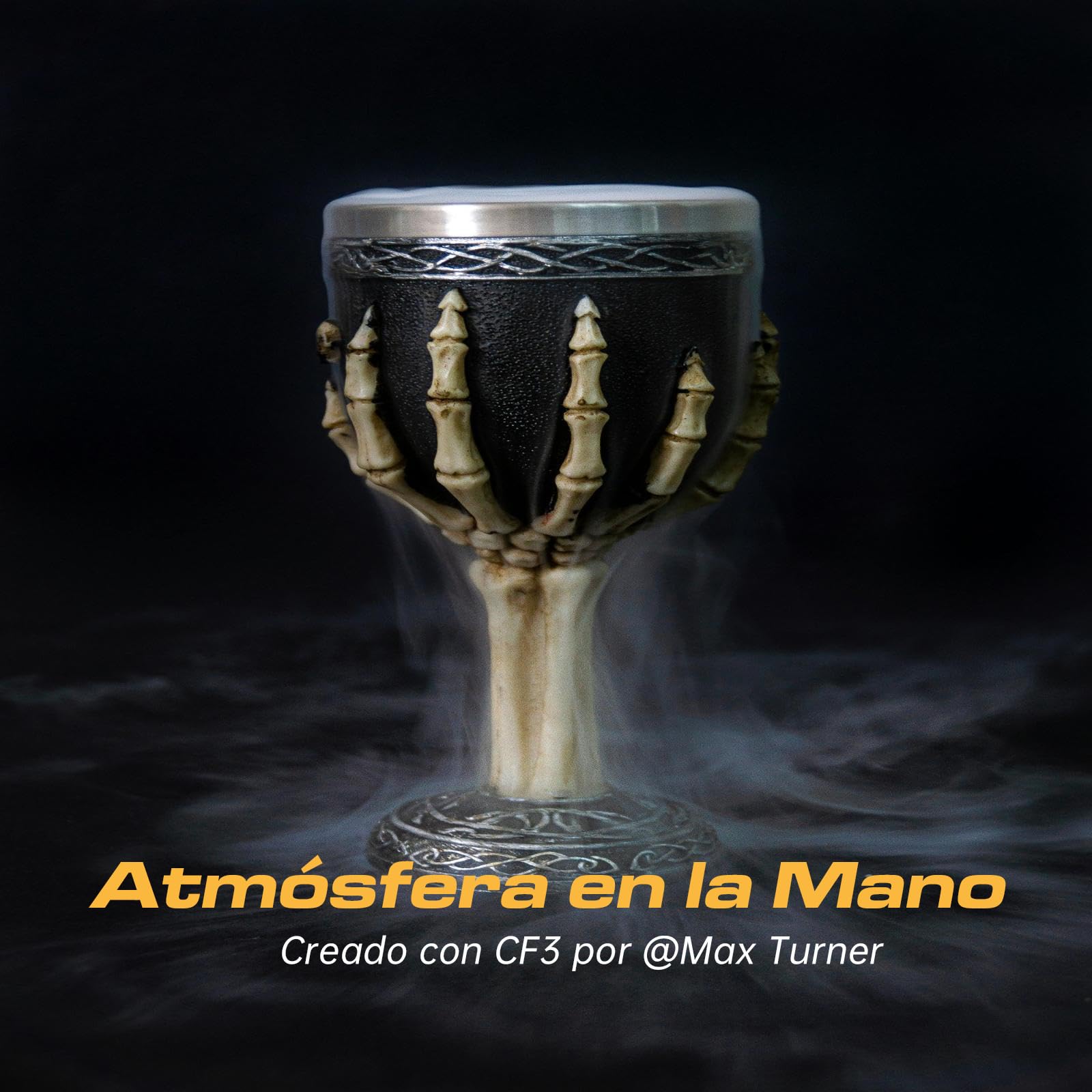 COLBOR CF3 Máquina de Humo Portátil con Control Remoto | Mini Máquina de Niebla de Mano con Protección contra Inclinación de 60° para Fotografía Fiestas Escenas Cosplay Halloween