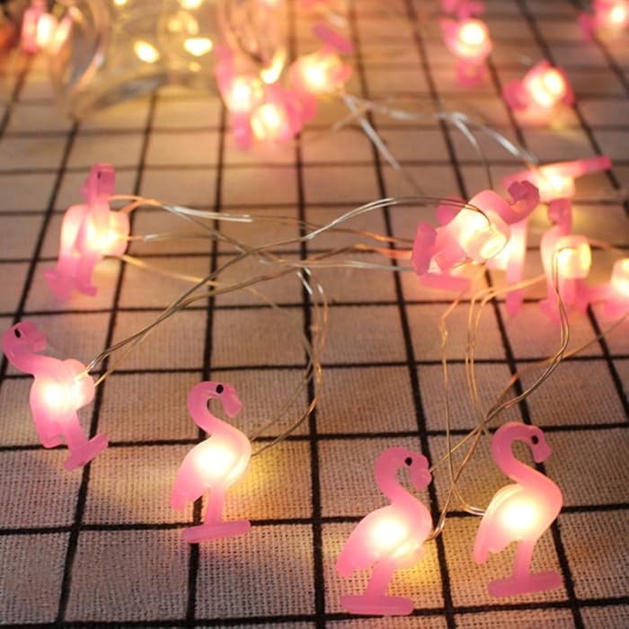 Buy Yaeer Pink Flamingo String Lights Decorating, 6.6ft 20 LEDs