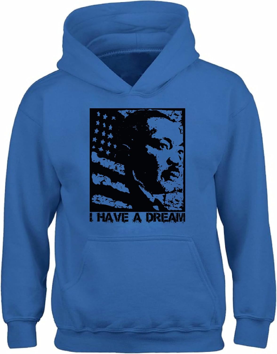 Vizor Unisex I Have A Dream Hoodie Sweatshirt I Have A Dream MLK Hooded Sweatshirts Hoodie
