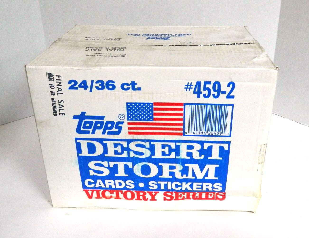 Amazon.com: 1991 Topps Desert Storm Victory Series 2 Trading Card Case (24  Boxes) Yellow : Collectibles & Fine Art