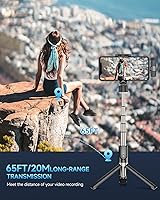 Vista 5 de Micrófono inalámbrico mini profesional para iPhone, iPad, teléfono Android, micrófono lavalier de solapa omnidireccional, micrófono plug-play