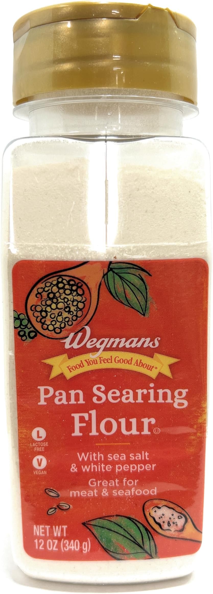 Wegmans Pan Searing Flour, 10 Ounce, (Pack of 2) Gravy