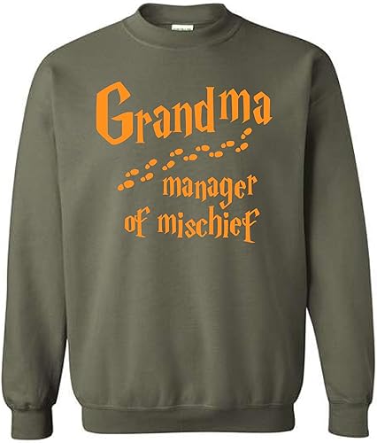 Miniatura 5 de Grandma Manager of Mischief Shirt | Funny Grandma Graphic Tee Sweatshirt Hoodie for Women | Magical Top | Cute Humor Tee for Mothers and Grandmothers