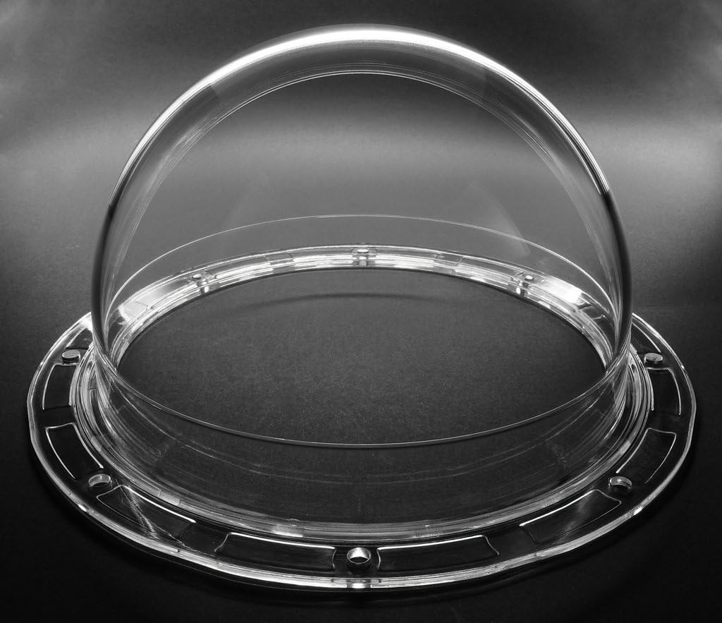 Detoria 5.6 Inch Acrylic Indoor/Outdoor CCTV Clear Dome