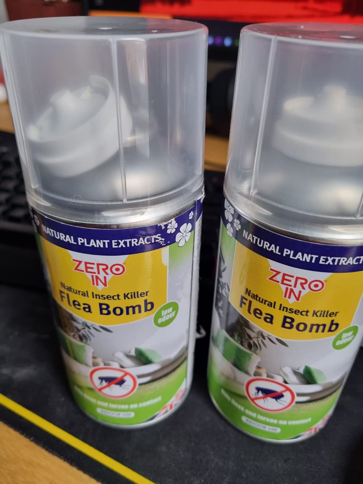 Zero In Natural Insect Killer Flea Bomb 150 ml One Shot Aerosol