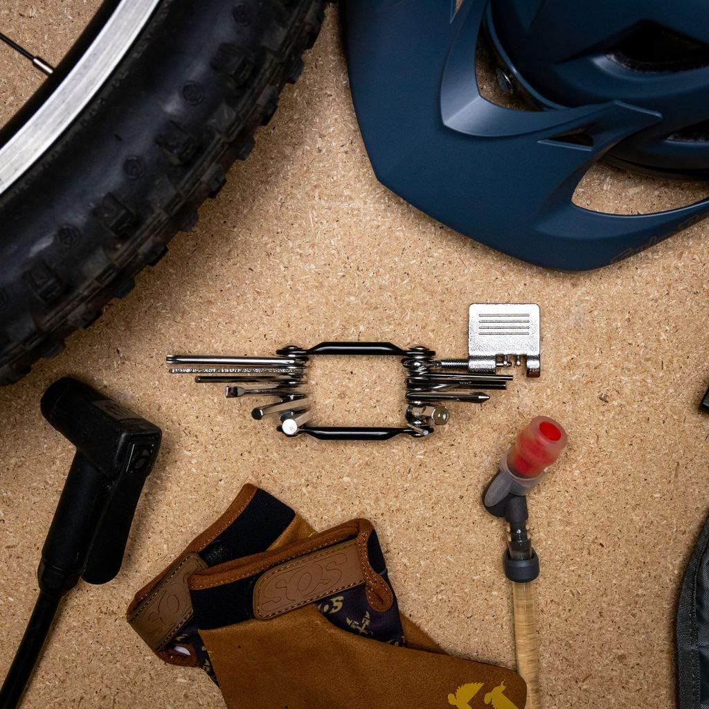 Sierra - Bike Multitool - 12 in 1 Bike Tool Kit for Mountain Bikes and Road Bikes