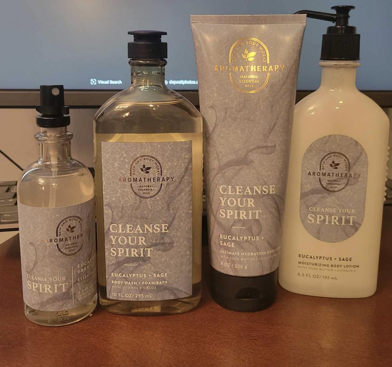 Generic 4 CLEANSE YOUR SPIRIT EUCALYPTUS SAGE Bath wash Body lotion cream oil mist