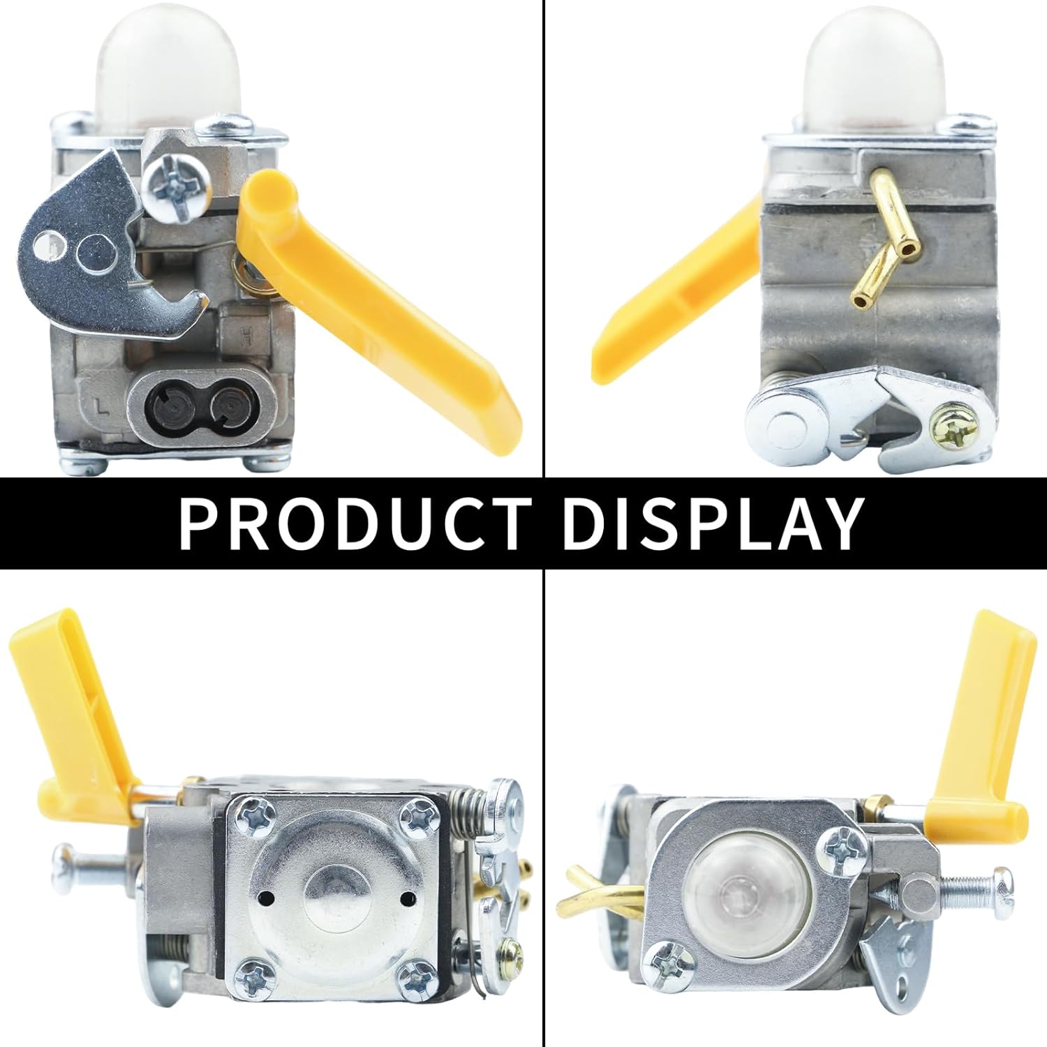 308054043 CS26 SS26 Carburetor for Ryobi SS30 CS30 EX26 BC30 TP30 SX135; for Homelite SS30 CS30 BC30 26cc 30cc; Replaces 308054013 309368003 308054077 C1U-H60 Trimmer & Leaf Blower Parts