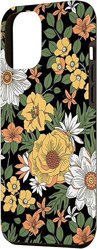 Miniatura 2 de Funda para iPhone 12 Pro Max con diseño de flores silvestres amarillas y flores de verano