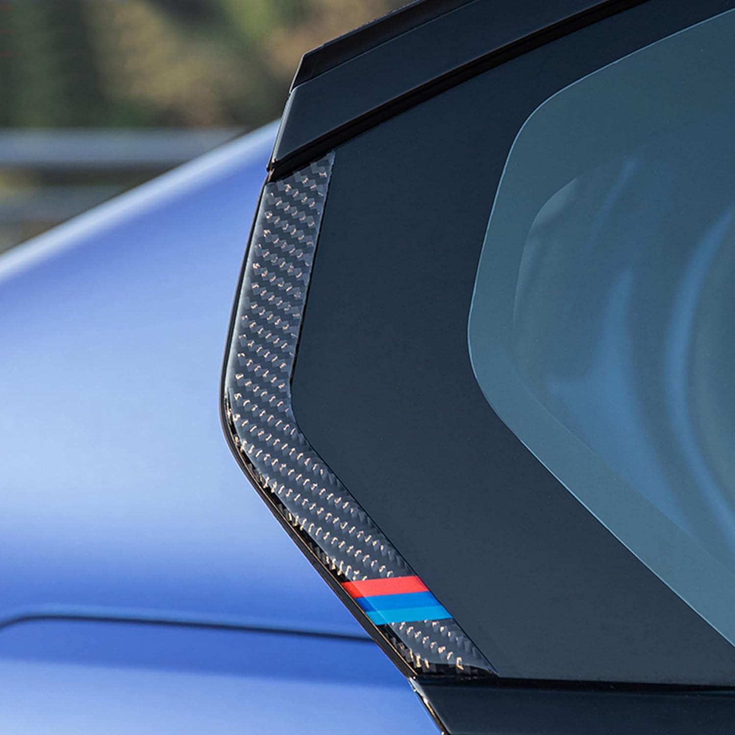 Side Window Glass Anti-Collision Strip Carbon Fiber is Suitable for BMW G20 (Type A)