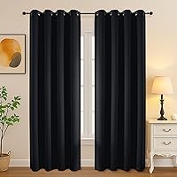 Vista 253 de Simplebrand Juego de 2 paneles de cenefa aguamarina para ventana de cocina de 14 pulgadas de largo, cortinas de oscurecimiento de habitación