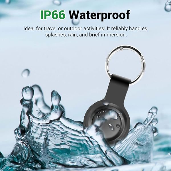 Bluetooth GPS Tracker per Android con Google Mein Dispositivo Trova app,Individuatore chiave e posizionamento bagagli,IP66 impermeabile,batteria sostituibile,segnale forte da vicino,per chiavi,borsa - 5