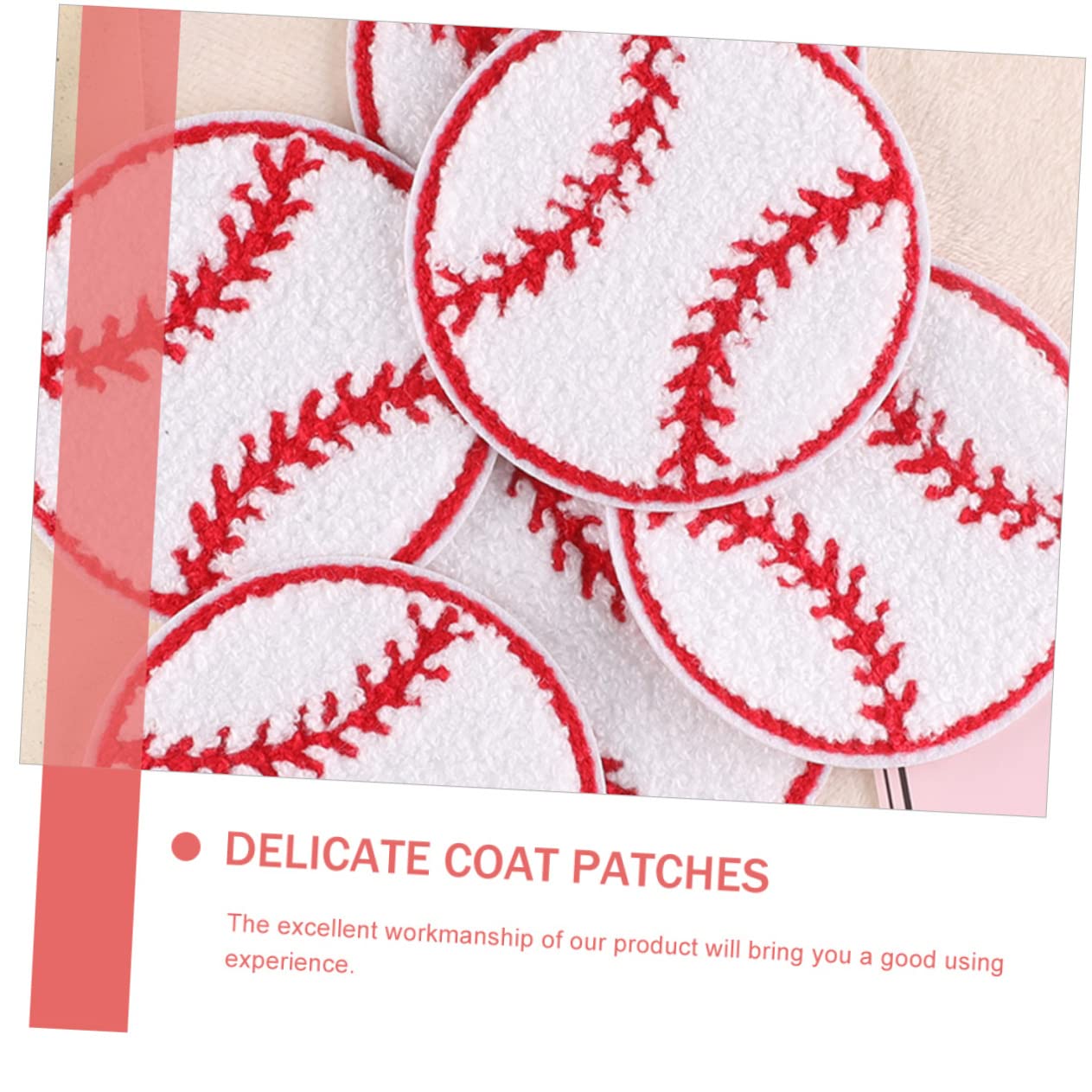 50piezas Parche De Beisbol Reemplazable Para Ropa Parches Decorativos Resistente Al Desgaste Para Chaquetas Gorras y Accesorios De Costura