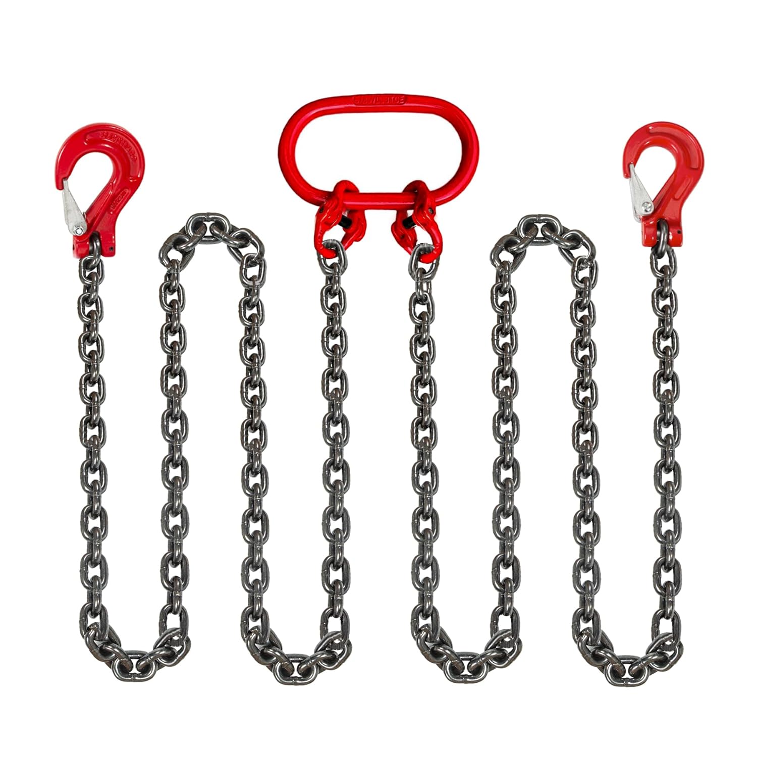 VENITOR Lifting Chains with Hooks, 5/16" x 5 Ft Double Legs Chain Sling