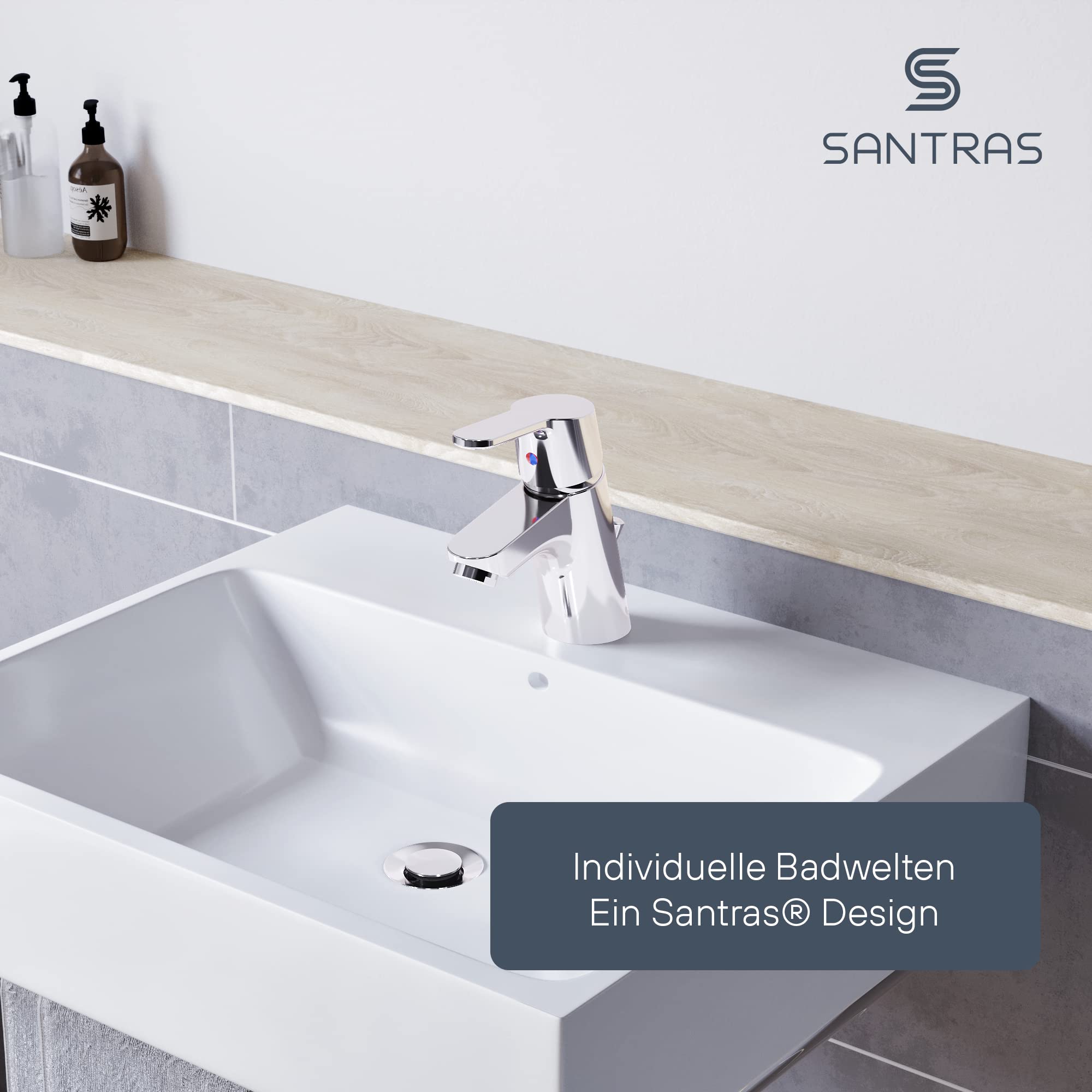 SANTRAS High-quality Eccentric Drain For Washbasins With Overflow - View #11