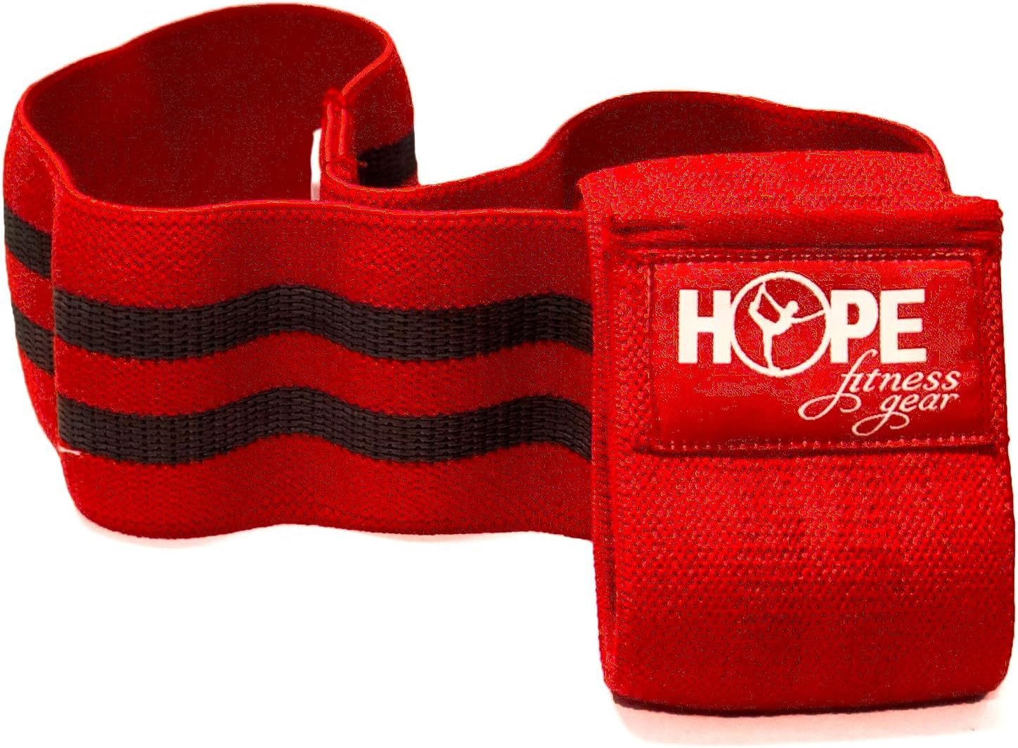 Hope Fitness Gear Opaska biodrowa - gruba taśma oporowa z tkaniny - antypoślizgowa opaska do ćwiczeń