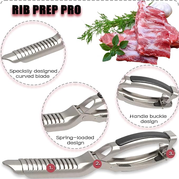 Herramientas para remover membrana de costillas en acero inoxidable miniatura 3