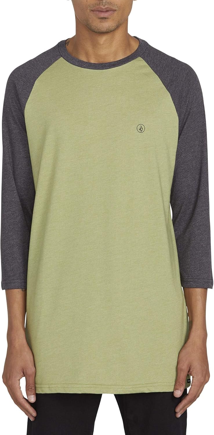 Volcom Men's Solid Short Sleeve Blank Pocket T-Shirt – Soft Cotton Tee with Chest Pocket