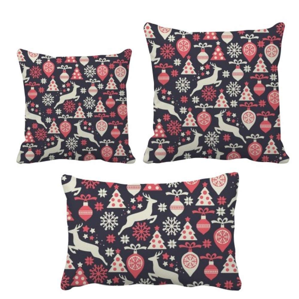 Coussin pour sapin de Noël cerf aux finitions soignées pour intérieur chic