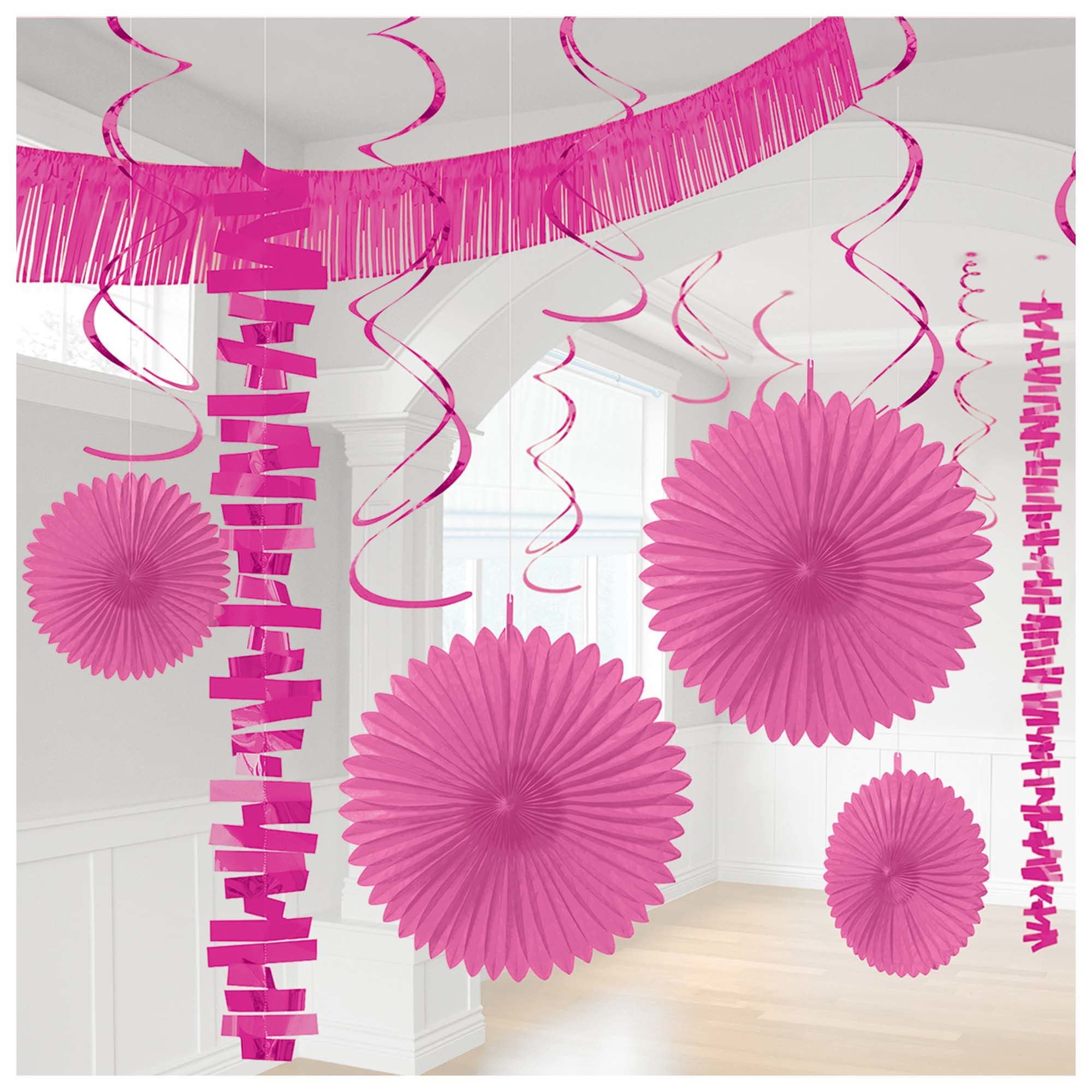 Pretty in Pink - Kit di decorazione per feste, 1 set